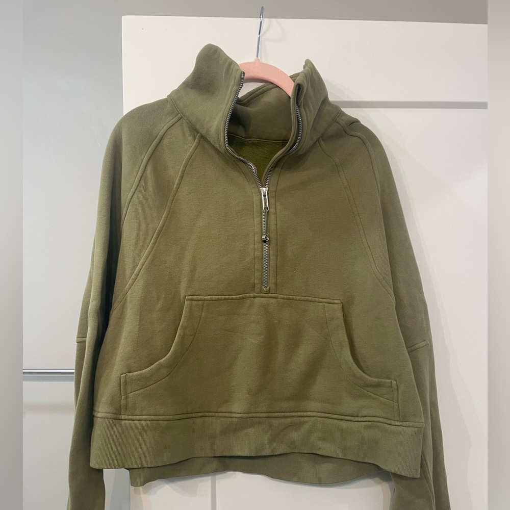 lululemon half zip oversized scuba size M/L